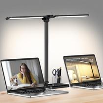 Lâmpada de mesa CHARYJOD LED regulável com porta de carregamento USB