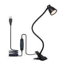 Lâmpada de Mesa com Clip USB Tomshine - 24 LEDs, 3 Modos de Cor e 5W