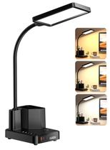 Lâmpada de mesa COZOO LED 9 modos, carregador USB, organizador Lâmpada de mesa COZOO LED 9 modos, carregador USB, organizador