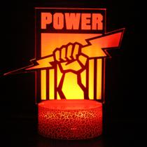 Lâmpada de mesa Element 3D Light LED Visual Illusion para crianças