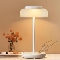 Lâmpada de mesa LED operada por bateria QiMH 5000mAh 3 níveis branca Lâmpada de mesa LED operada por bateria QiMH 5000mAh 3 níveis branca