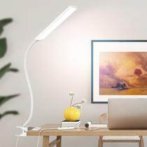 Lâmpada de mesa Vansuny Clip on Light LED 5W 3 modos de cor branca