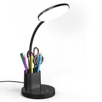 Lâmpada de mesa Vicsoon LED, 3 modos de cor, braço ajustável em 360