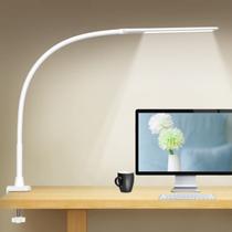 Lâmpada de mesa YOUKOYI LED 10W Clamp 5 Brilho 4 modos de cor