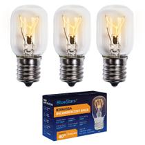 Lâmpada de Microondas BlueStars 8206232A (40W, 125V, E17) - Pacote com 3 Unidades
