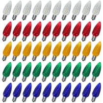Lâmpada de Natal BORT C9 LED 0,6 W, pacote com 50 unidades, multicolorida