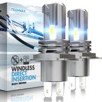 Lâmpada de neblina TECHMAX H4 9003 HB2 6500K 400% mais brilhante, pacote com 2 Lâmpada de neblina TECHMAX H4 9003 HB2 6500K 400% mais brilhante, pacote com 2