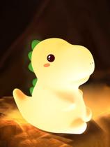 Lâmpada de noite Dimanito Cute Kids Night Light Silicone Dinosaur