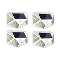 Lâmpada De Parede Com Luz Solar LED 100 À Prova D'água, Sensor De Movimento PIR Para Escadas, Pátio, Lâmpada De Parede Com Luz Solar LED 100 À Prova D'água, Sensor De Movimento PIR Para Escadas, Pátio,