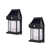Lâmpada de parede de interação solar CBK x2 com sensor de movimento