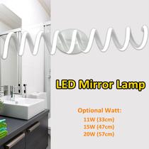 Lâmpada de parede LED com luz frontal com espelho de banheiro