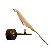 Lâmpada De Parede LED Giratória Interruptor De Toque Magpie Bird Design Sofá Interno Iluminação De