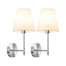 Lâmpada De Parede LED Retro RGB Regulável Recarregável Com Controle Remoto Para Cabeceiras De Quarto