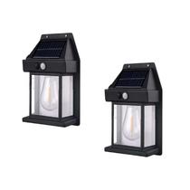 Lâmpada de Parede Solar CBK x2 com Sensor de Movimento - Interação Inteligente