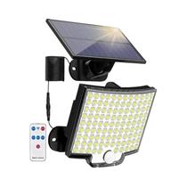 Lâmpada De Parede Solar Com Sensor De Movimento 106/234 LED COB À Prova d'Água Para Jardim, Cerca E