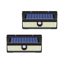 Lâmpada De Parede Solar Com Sensor De Movimento 190LED À Prova d'Água Para Decoração De Jardim Lâmpada De Parede Solar Com Sensor De Movimento 190LED À Prova d'Água Para Decoração De Jardim