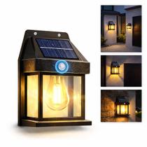Lâmpada de Parede Solar com Sensor de Movimento LED
