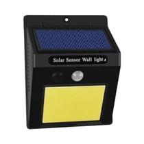Lâmpada de Parede Solar LED à Prova d'Água com Sensor - 40 Leds para Decoração de Pátio