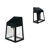 Lâmpada De Parede Solar LED À Prova d'Água Para Exterior Com Indução E Filamento De Tungstênio, Luz