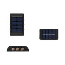 Lâmpada De Parede Solar LED À Prova d'Água Para Exteriores, Iluminação Do Crepúsculo Ao Amanhecer