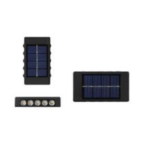 Lâmpada de Parede Solar LED Super Brilhante à Prova D'Água - Iluminação Externa para Varanda e Fachada