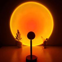 Lâmpada de pôr do sol, projetor de luz de pôr do sol, rotação de 180 graus, luz noturna de LED - POR DO SOL