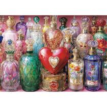 Lâmpada de quebra-cabeça colorida, frasco de flores de perfume, 1000 unidades