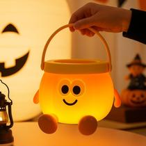 Lâmpada de silicone recarregável Night Light Tarinks Pumpkin