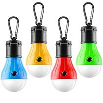 Lâmpada de Tenda LED FLY2SKY Portátil - 4 Pacotes com Gancho e Clip - 150ml