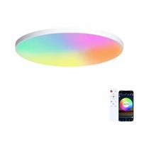 Lâmpada De Teto Inteligente Rgb Cct 220v 30w 48w Led Wifi App Controle De Voz Alexa Google Yandex