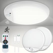 Lâmpada de teto Uthcracy Motion Sensor recarregável, pacote com 2