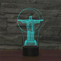 Lâmpada de toque acrílica de gradiente recarregável 3D Night Light Lâmpada de toque acrílica de gradiente recarregável 3D Night Light