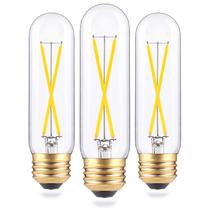 Lâmpada de tubo LED EQ Lighting Dimmable T10 2W 5000K Daylight, pacote com 3 Lâmpada de tubo LED EQ Lighting Dimmable T10 2W 5000K Daylight, pacote com 3