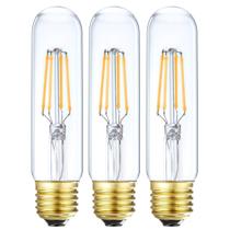 Lâmpada de tubo LED Leools T10 4W 2700K regulável E26 120V, pacote com 3 Lâmpada de tubo LED Leools T10 4W 2700K regulável E26 120V, pacote com 3