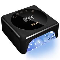 Lâmpada de unhas BETE Cordless LED 78W recarregável com LCD preto Lâmpada de unhas BETE Cordless LED 78W recarregável com LCD preto