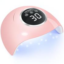 Lâmpada de Unhas LED UV LadyMisty 72W Rosa - 18 Contas para Esmalte em Gel Lâmpada de Unhas LED UV LadyMisty 72W Rosa - 18 Contas para Esmalte em Gel