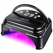 Lâmpada de unhas LED UV Lumcrissy Professional 64W recarregável Lâmpada de unhas LED UV Lumcrissy Professional 64W recarregável