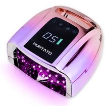 Lâmpada de unhas LED UV Purtato Professional Recarregável 96W