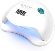 Lâmpada de unhas LED UV SUNUV Sun5plus com sensor e 4 temporizadores
