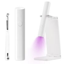 Lâmpada de unhas UV EODCI portátil Mini U V LED com suporte recarregável