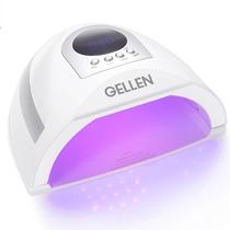 Lâmpada de unhas UV GELLEN 268W Luz UV/LED para unhas com 4 temporizadores