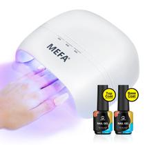 Lâmpada de unhas UV MEFA 72W com base e revestimento superior para unhas de gel Lâmpada de unhas UV MEFA 72W com base e revestimento superior para unhas de gel