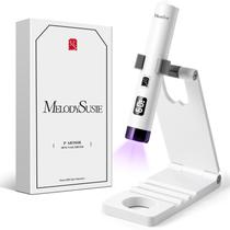 Lâmpada de unhas UV MelodySusie Handheld Flash Cure com suporte branco Lâmpada de unhas UV MelodySusie Handheld Flash Cure com suporte branco