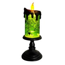 Lâmpada de velas Snow Globe Eldnacele Halloween Spider Theme Lâmpada de velas Snow Globe Eldnacele Halloween Spider Theme
