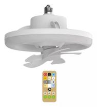 Lâmpada de ventilador de teto LED ajustável pequena E27 40w Cor da luz branca