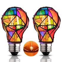 Lâmpada de vitral Cybaaluxzus Rainbow 4W 120V Lâmpada de vitral Cybaaluxzus Rainbow 4W 120V