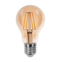 Lampada decorativa filamento led tipo bulbo luz amarela 4 watts bivolt