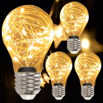 Lâmpada decorativa HOWORR 2W LED Fairy Warm White, pacote com 4 Lâmpada decorativa HOWORR 2W LED Fairy Warm White, pacote com 4