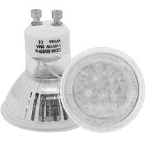 Lâmpada Dicróica Led 1w 127v GU10 Branco Frio 6400K 18 Leds