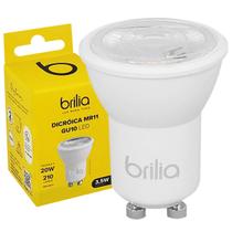 Lâmpada Dicroica Led Mr11 3,5W Bivolt Gu10 Branco Frio